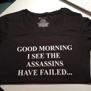 Women’s “Assassins” Funny Hilarious T-shirt